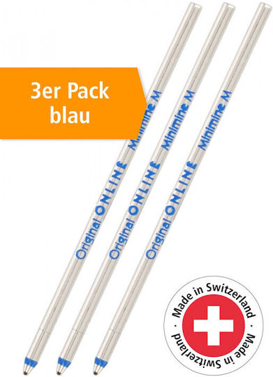 D1 Refill 95167 3pcs Medium Blue Online 4014421400116
