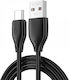 Wiwu Wi-C001 USB 2.0 Cable USB-C male - USB-A Black 1m