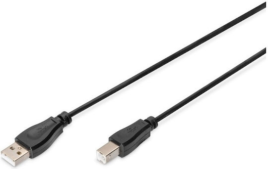 Digitus USB 2.0 Кабел USB-A мъжки - USB-B мъжки 1м DB-230250