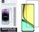 Sonique Hardy Glass 2.5D Full Glue Full Face Tempered Glass Black (Realme C67)