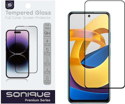 Hardy Glass Sonique Premium Series Hd Full Cover 9h Xiaomi Poco M4 Pro 5g Redmi Note 11s 5g Μαύρο Sonique Μαύρο Poco M4 Pro 5g Redmi Note 11s 5g