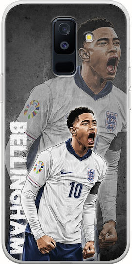 Euro 2024 Jude Bellingham Samsung Galaxy A6 Plus 2018 Flexible Tpu Transparent Silicone