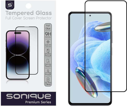 Hardy Glass Sonique Premium Series Hd Full Cover 9h Xiaomi Redmi Note 12 Pro 5g Redmi Note 12 Pro Plus 5g Poco X5 Pro Μαύρο Sonique Μαύρο Poco X5 Pro Redmi Note 12 Pro 5g Redmi Note 12 Pro Plus 5g