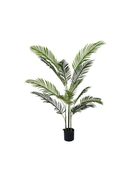 Inart Plantă Artificială în Ghiveci Palmier Areca Areca Ii Green 150cm 1buc