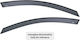 DGA Set of Windbreakers Front Car Dark Fime for Renault Express 2021+ 2pcs