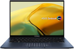 Asus ZenBook 14 UX3402VA-KN590W 14" OLED Touchscreen (Kern i5-13500H/16GB/512GB SSD/W11 Startseite) Ponder Blue (US Tastatur)