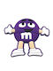 Crocs decorative M&ms Smiley mov