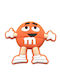 Διακοσμητικό Crocs M&ms Smiley Πορτοκαλί