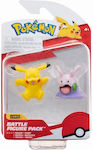 Jazwares Miniature Toy Pikachu Pokemon 6cm.