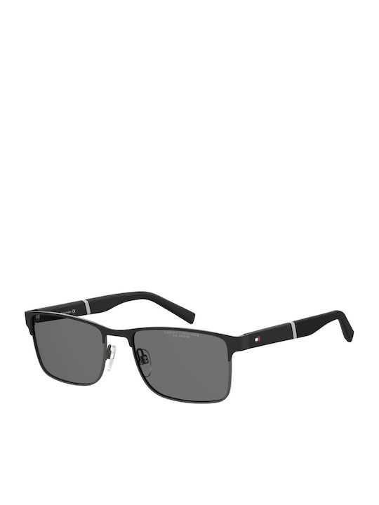 Tommy Hilfiger Men's Sunglasses with Black Meta...