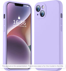 Techsuit Umschlag Rückseite Lila (iPhone 14)