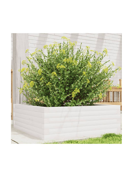 vidaXL Planter Box 70x23cm White 847194