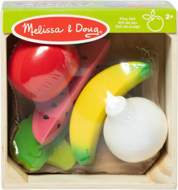 Melissa & Doug Jucărie Fructe și Legume din Lemn pentru 2+ Ani