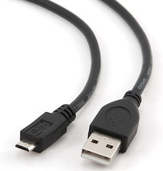 Cablexpert Regulat USB 2.0 spre micro USB Cablu Negru 0.5m (CCP-MUSB2-AMBM-0.5M) 1buc