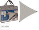 Dreieck Sonnensegel Beige 3.6x3.6m