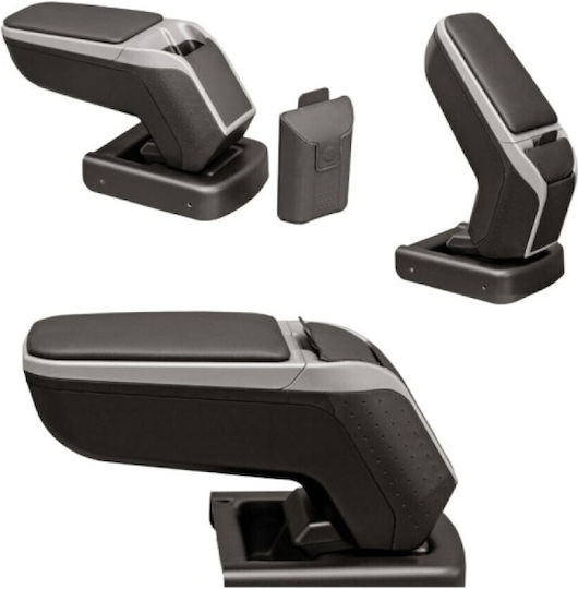 Rati Armster 2 Car PU Armrest for Kia Venga 2010+ Silver