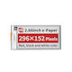 2.66inch E-paper E-ink Display Module B Raspberry Pi Pico 296×152 Red Black White Spi