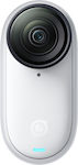 Insta360 GO 3S Standard Edition CINSAATA/GO3S04 128GB Camera de Acțiune 4K Ultra HD Captură 360° Subacvatică cu WiFi Arctic White Alb cu Ecran