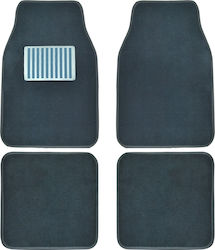 Autoline Set Front and Back Universal 4pcs Gray / Black