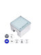 GloboStar LED Boden Spot 2W mit Blauem Licht IP68 Blau