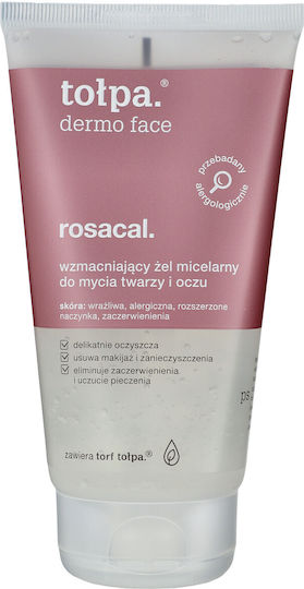 Tolpa Dermo Rosacal Strengthening Gel Καθαρισμού Προσώπου & Ματιών 150ml