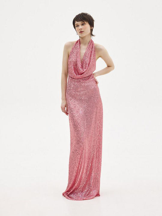 SunsetGo! Serina Maxi Dress for Wedding / Baptism Pink