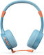 HAMA 184111 Drahtlos Auf dem Ohr Multimedia-Headsets mit Mikrofon und Verbindung Bluetooth in Blau Farbe