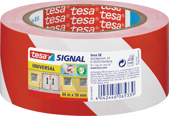 Tesa Ταινία Σήμανσης σε Κόκκινο Χρώμα Μήκους 66μ.