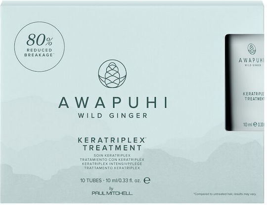 Paul Mitchell Awapuhi Hydratriplex 82% Hair Ampoules Reconstruction 10x10ml