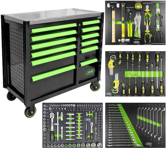 JBM Tool Trolley and 172 Tools