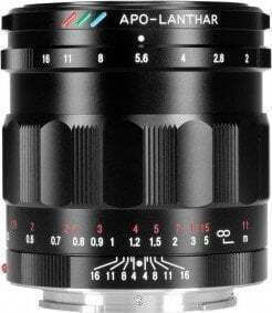 Voigtlander Full Frame Camera Lens APO-LANTHAR 50mm f/2 Aspherical Fixed for Sony E Mount Black
