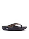 Oolala Women's Flip Flops Black Leopard