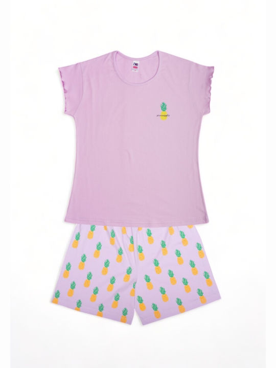 Nina Club Kids Pyjamas Summer Cotton Pink