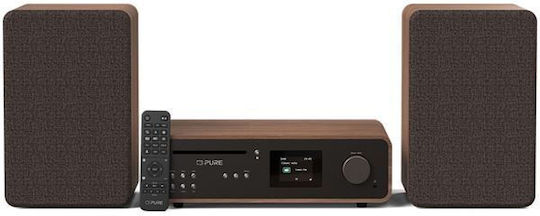 Pure Sound System 2 Classic 252808 100W with CD Player, WiFi and Bluetooth Black