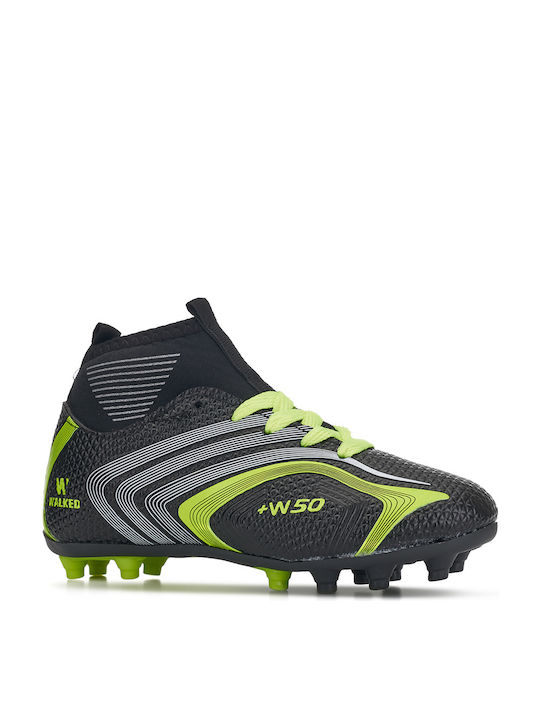 Walked Kids Soccer Shoes Black