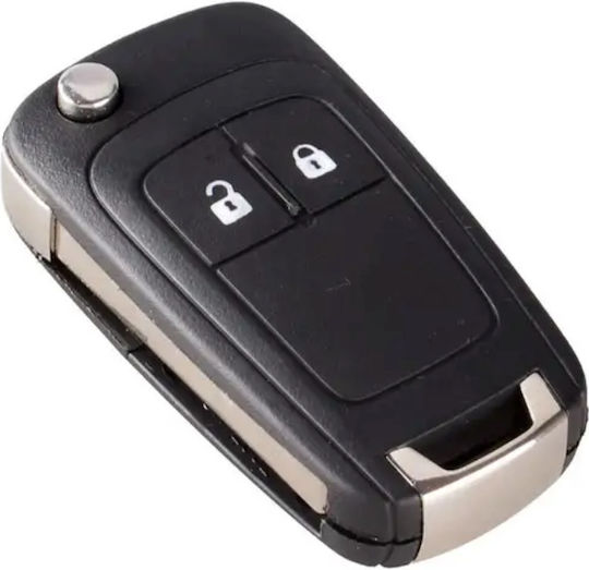 Car Key Shell with Blade with 2 Buttons for Chevrolet / Opel