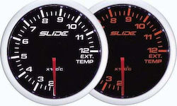 Slide Uhr, Öldruck, Kraftstoffdruck und Öltemperatur Für das Auto 52mm zur Montage auf Dashboard