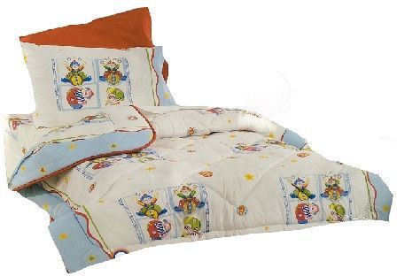 Nima Clown Детски Плик за Завивка Единичен White-yellow 160x240бр