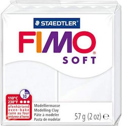 Staedtler Fimo-soft Πηλός Λευκός 57gr