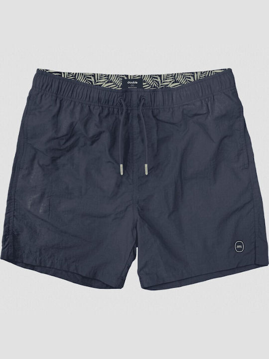 Double Herren Badebekleidung Shorts Marineblau