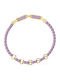 Guess Women's Riviera Bracelet Gold Plated Steel with Zircon 17cm
