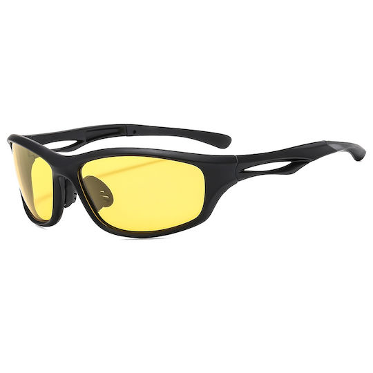 Techsuit Ochelari de ciclism 9309 cu Montură Negru și Lentile Colorat