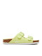 Women's Flat Sandals in Yellow Color