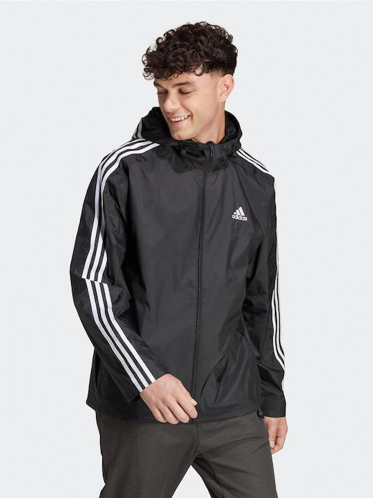 Adidas Herren Jacke Lässig Schwarz