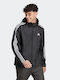 3-Stripes Sportjacke Schwarz