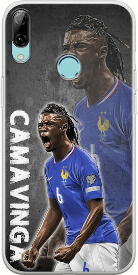 Euro 2024 Eduardo Camavinga Huawei Y7 2019 Flexible Tpu Transparent Silicone