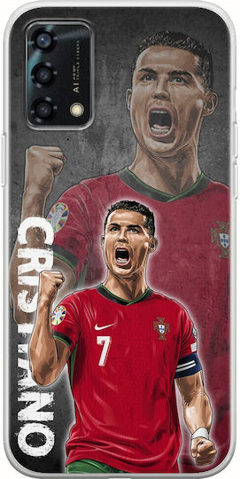 Euro 2024 Cristiano Ronaldo Oppo A94 5g Flexibles TPU Transparentes Silikon