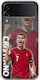 Euro 2024 Cristiano Ronaldo Samsung Galaxy Z Flip 4 5g Flexible Tpu Transparent Silicone