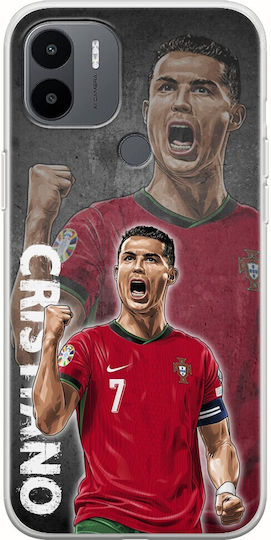 Euro 2024 Cristiano Ronaldo Xiaomi Redmi A2 Plus Husă Flexibilă TPU Transparentă din Silicon