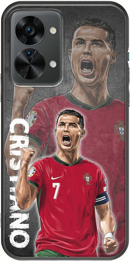 Euro 2024 Cristiano Ronaldo Oneplus Nord 2t 5g Negru Tpu Negru Silicon